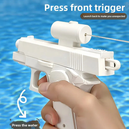 Playful prank style water blaster toy