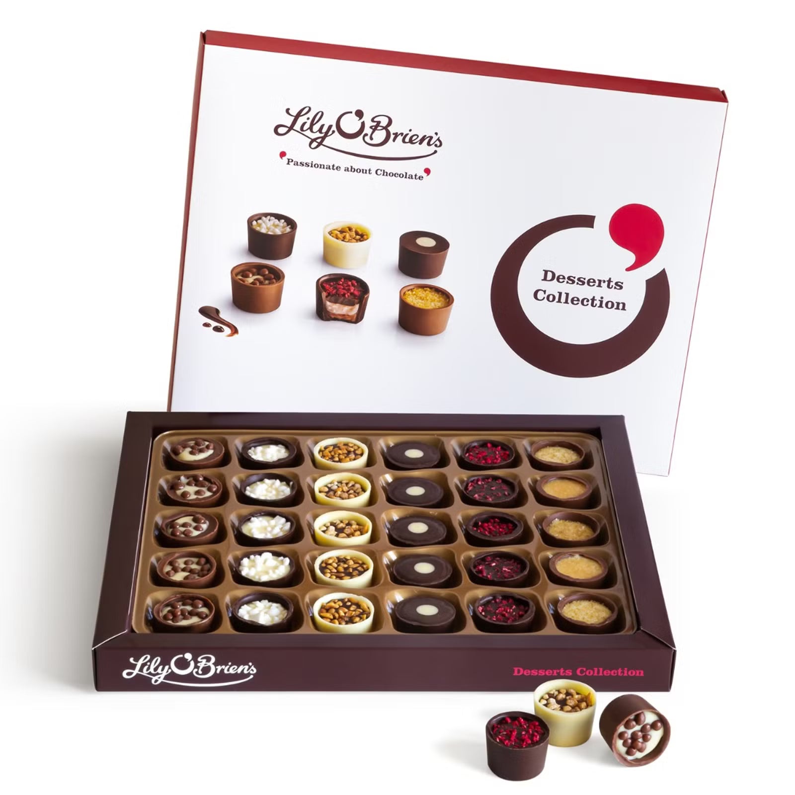 Lily O’Brien’s Chocolate Desserts Collection 400g – 30 handcrafted dessert-inspired chocolates