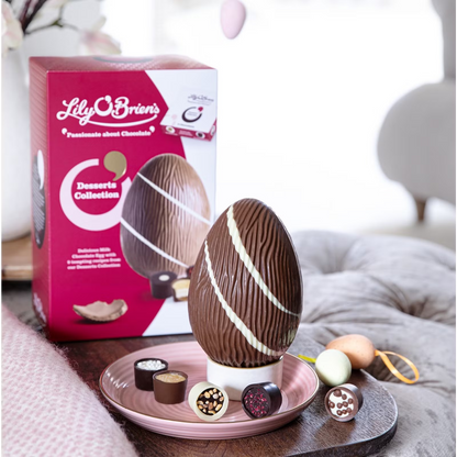 Luxury milk chocolate Easter egg with 9 chocolates