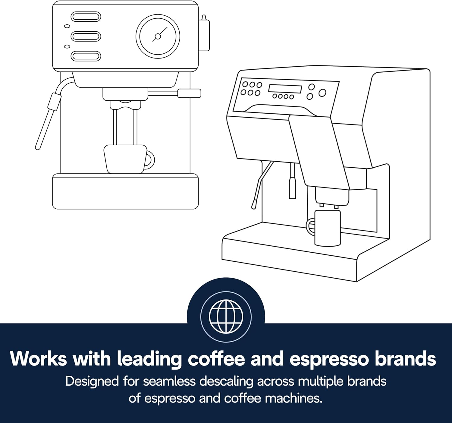 Safe for all coffee machines