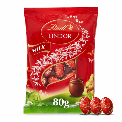 Pack of 16 smooth milk chocolate mini eggs with creamy filling