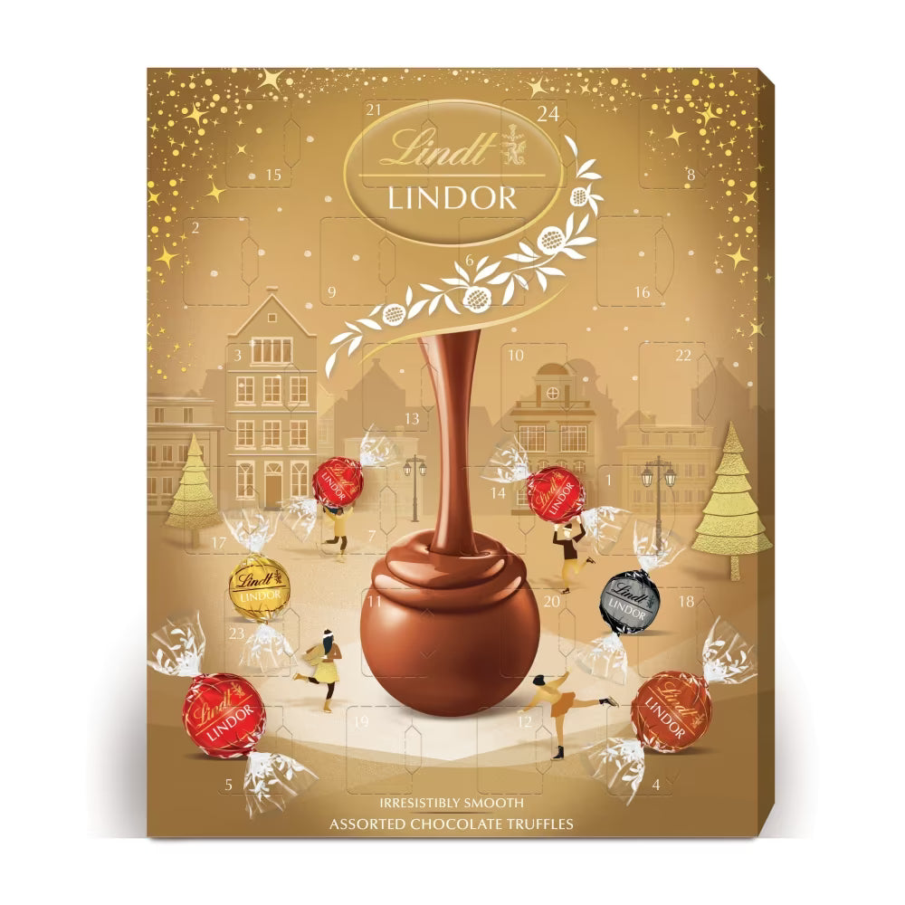 233g Lindt Lindor Gold Advent Calendar for festive Christmas countdown