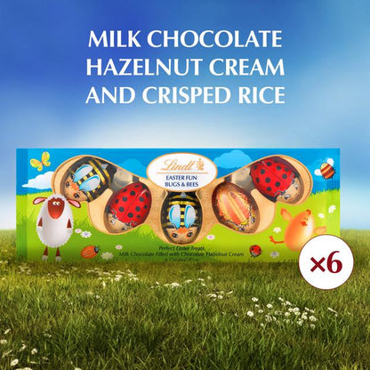 5 Pack individually wrapped Lindt chocolates