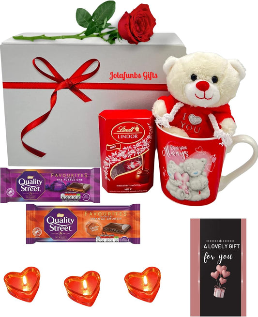 Lindt chocolate hamper gift box with premium sweets