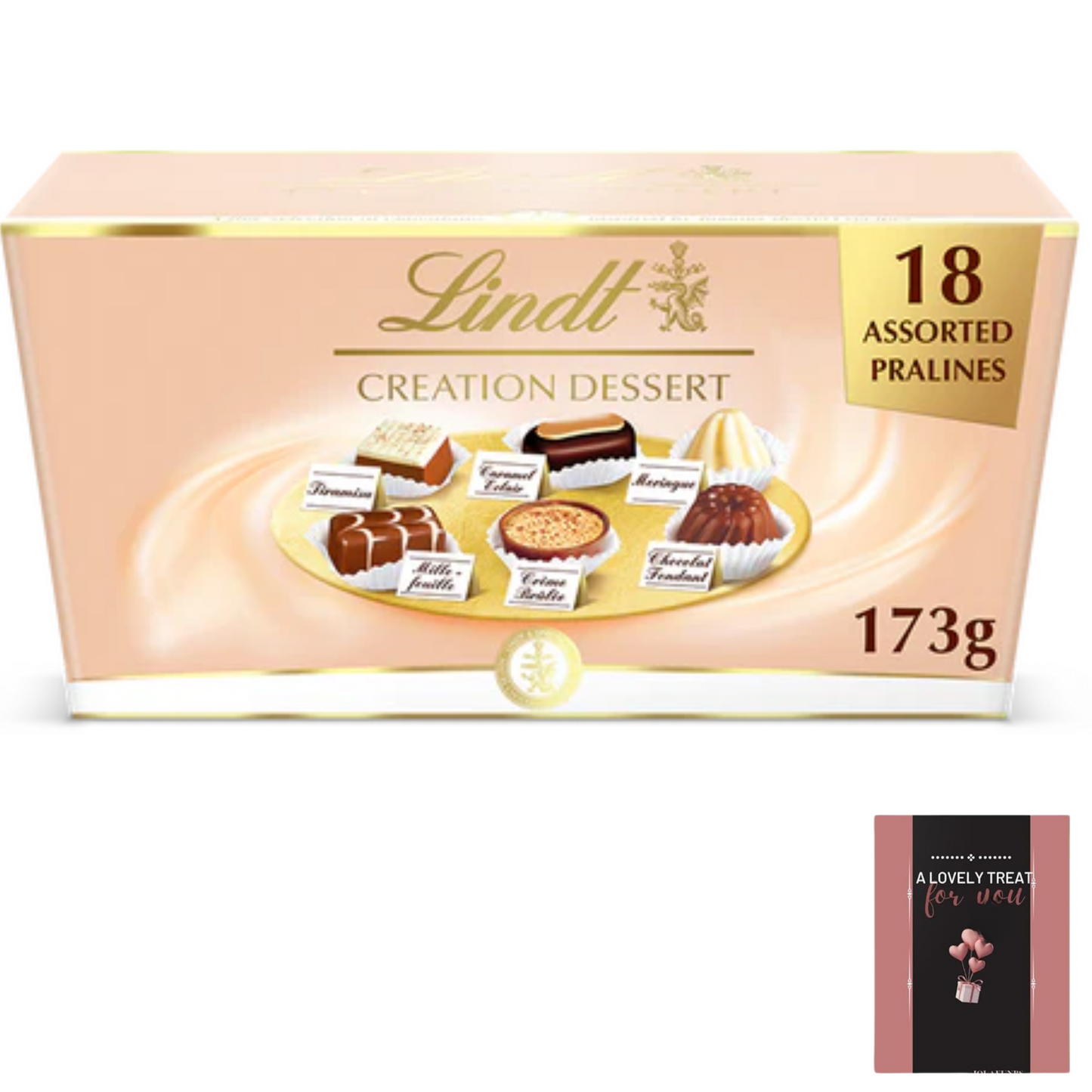 Lindt Creation Dessert Assorted Chocolate Box 173g gift set