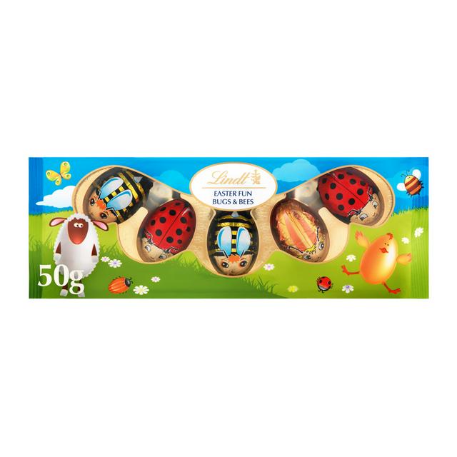 Lindt Milk Chocolate Easter Fun Bugs & Bees Multipack 50g