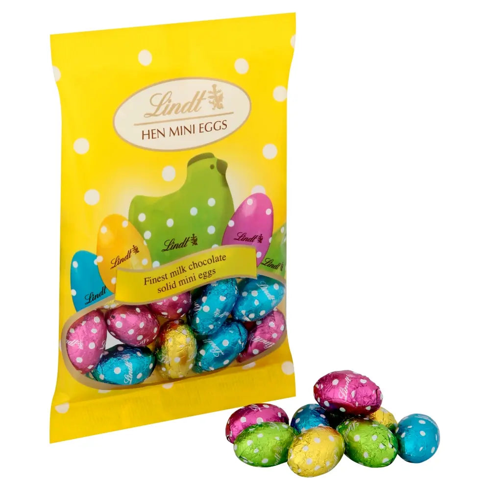 Bulk bags of Lindt milk chocolate Easter mini eggs