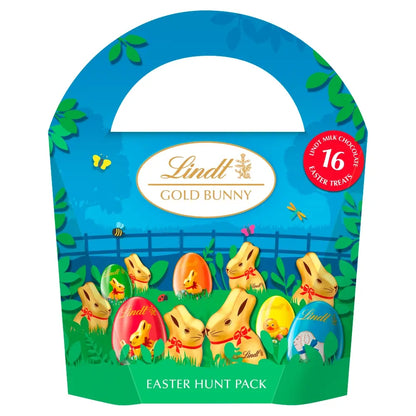 Lindt milk chocolate Gold Bunny and hollow Easter eggs