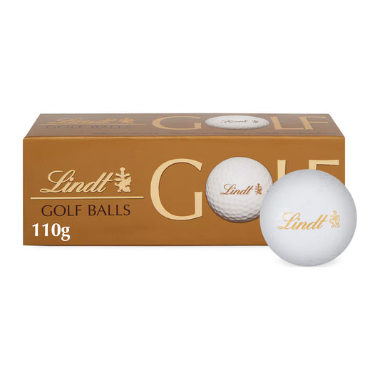 Lindt Golf Balls 110g – Swiss milk chocolate with hazelnut praline filling