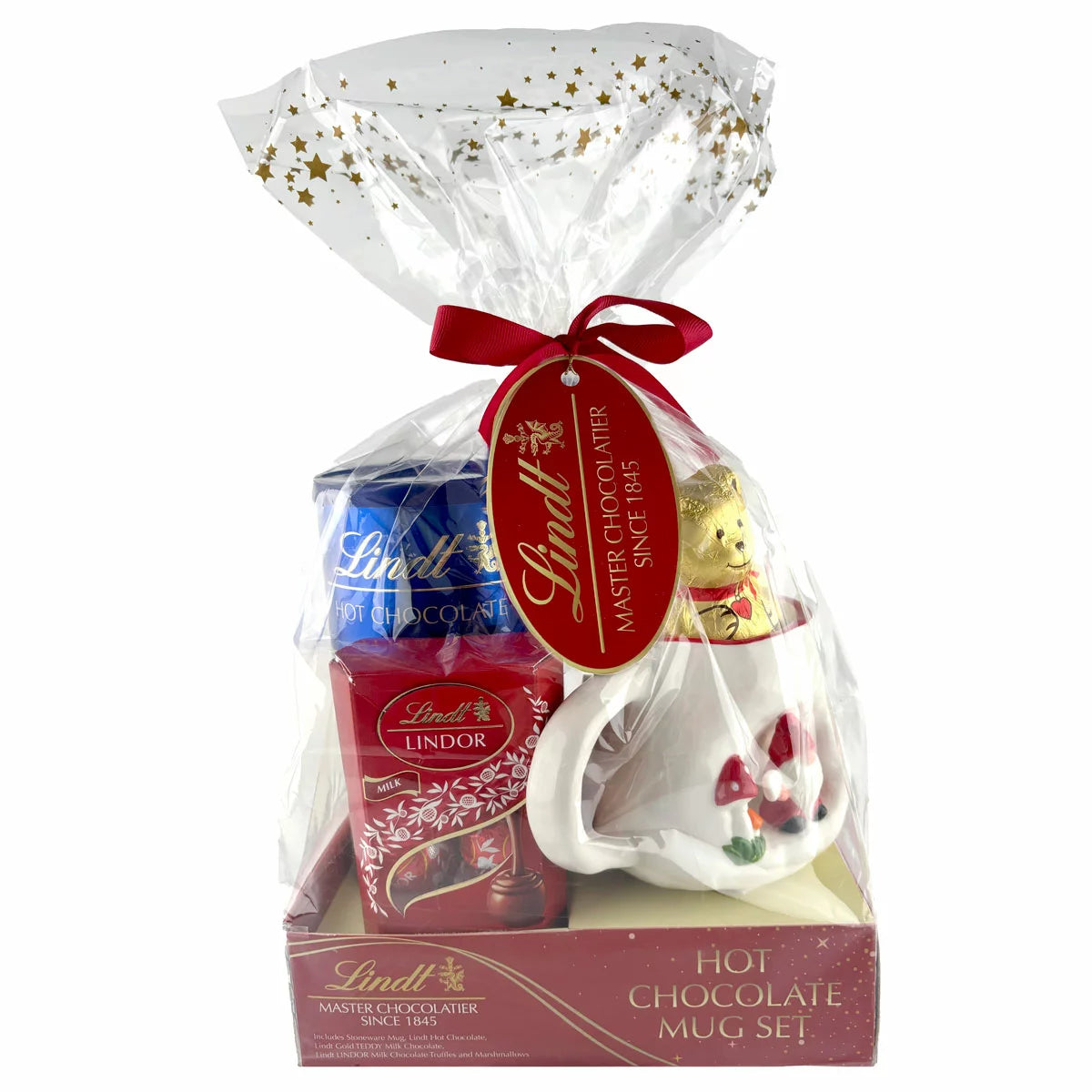 Lindt Hot Chocolate Mug Set – Gnome edition with festive hand-painted mug