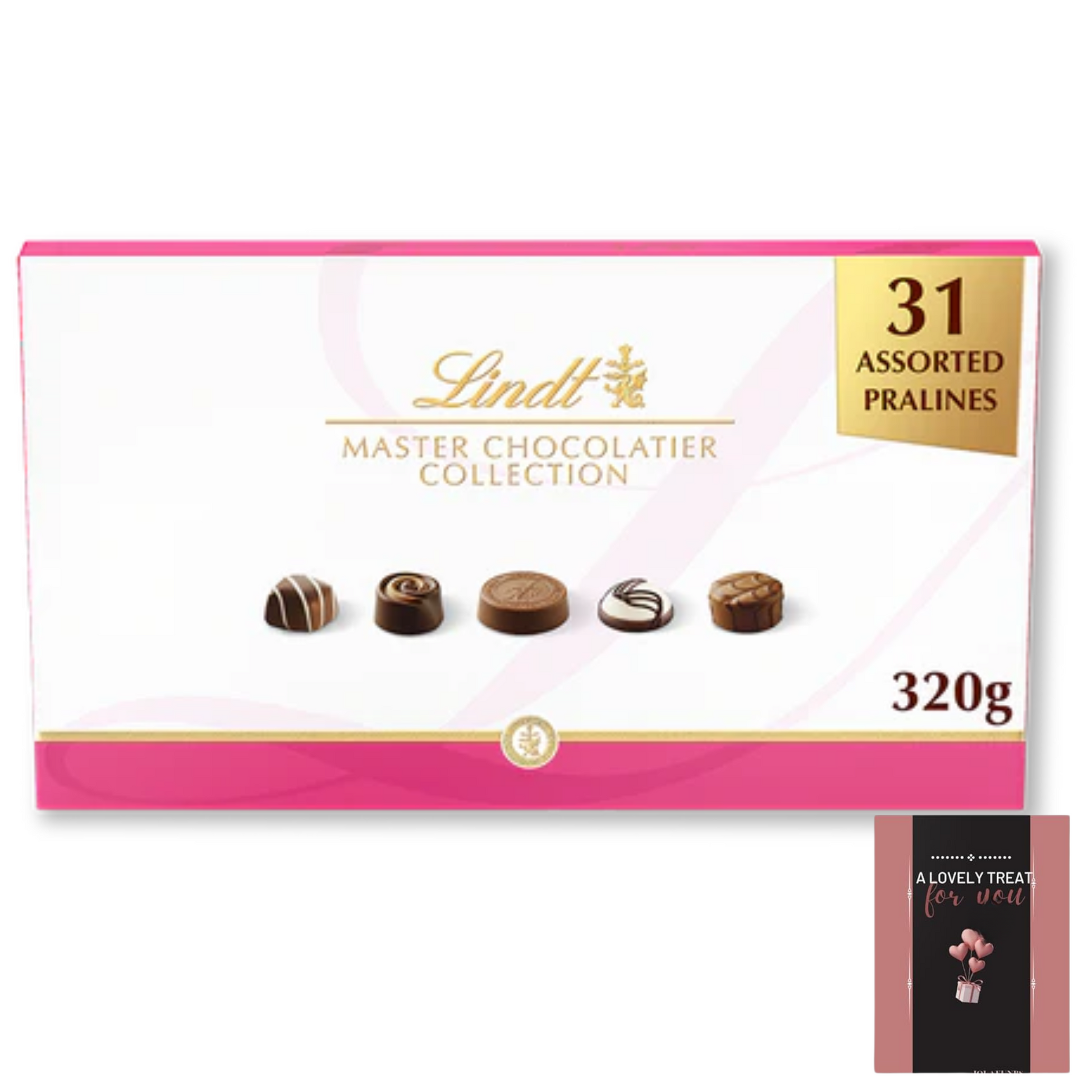 Lindt Master Chocolatier Collection 320g luxury chocolate gift box