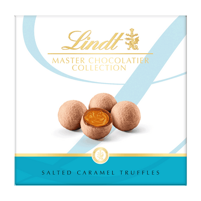 Premium Lindt Master Chocolatier salted caramel chocolates