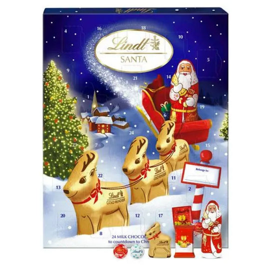 Lindt Milk Chocolate Advent Calendar 160g