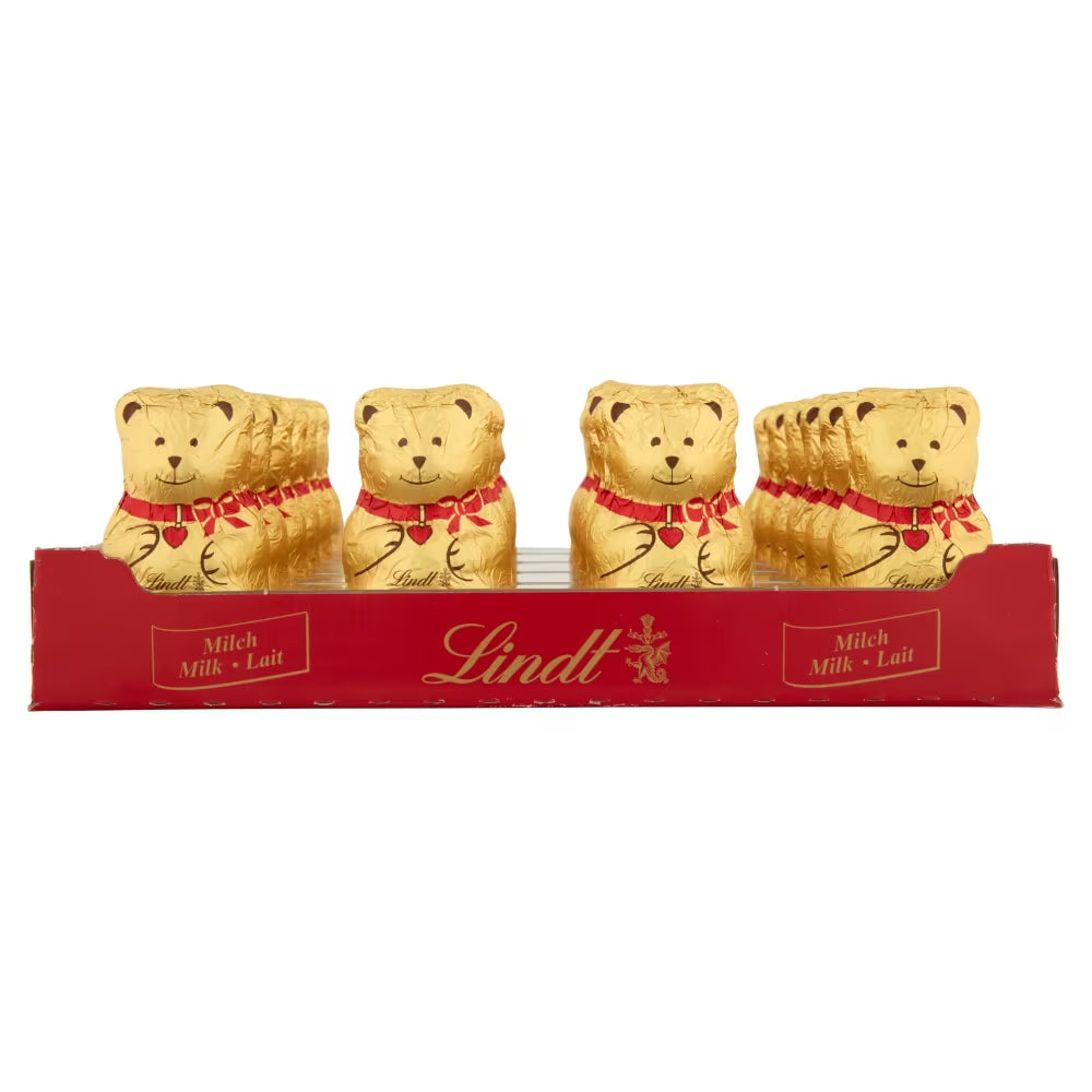 Lindt Milk Chocolate Christmas Teddy 24-Pack