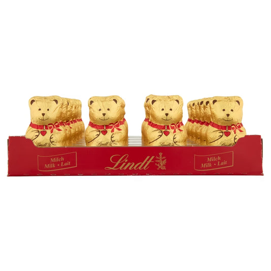 Lindt Milk Chocolate Christmas Teddy 24-Pack