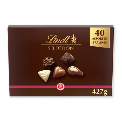 Assorted Swiss milk, dark, and white chocolates by Lindt