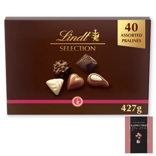 Lindt Selection Chocolate Box 427g with assorted pralines