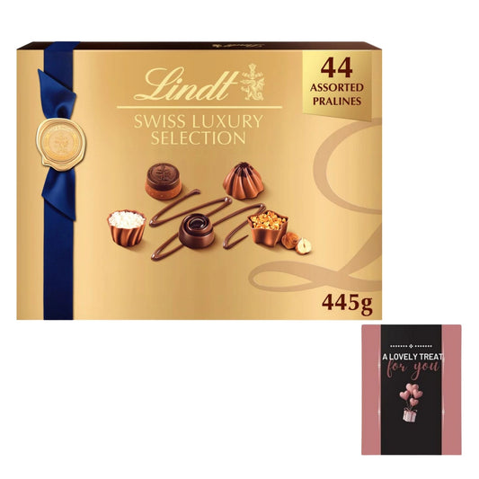 Lindt Swiss Luxury Selection chocolate gift box 445g