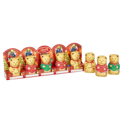 Lindt Teddy Milk Chocolate 5 x 50g Smooth Swiss milk chocolate teddies
