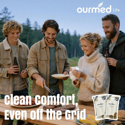 Biodegradable plant based disposable face towels