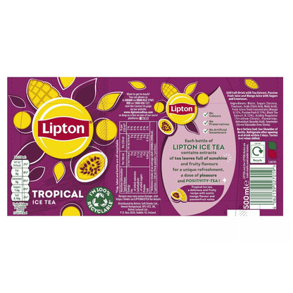 Lipton Tropical Iced Tea 500ml bottle