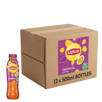 Lipton Iced Tea Tropical 12 x 500ml bottles