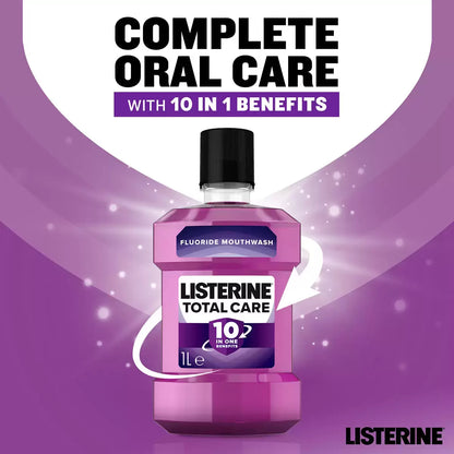 2 litre Listerine mouthwash pack for teeth and gum protection
