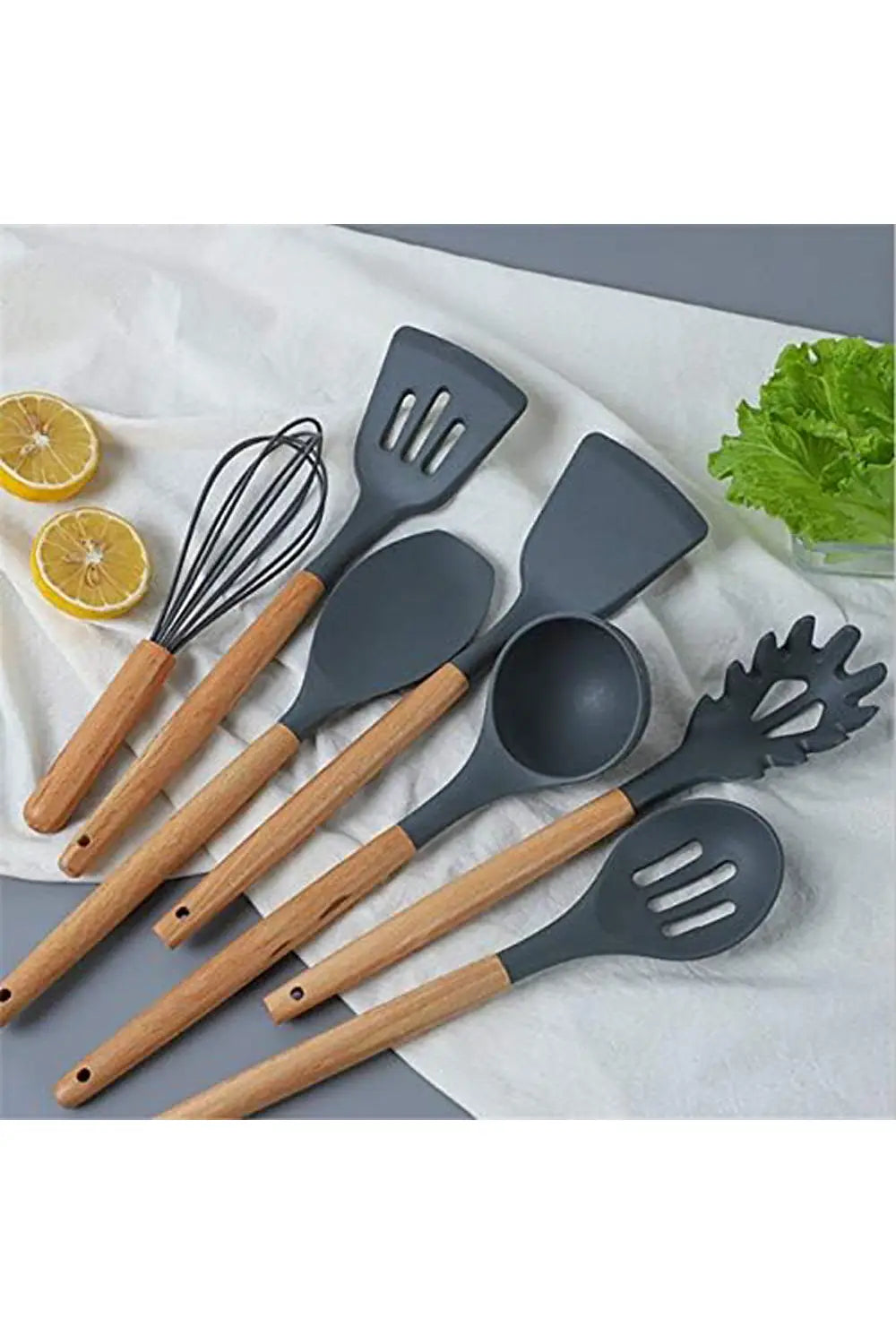 Livingandhome Silicone Kitchenware Set