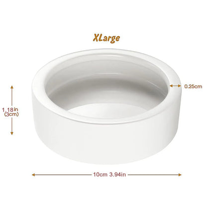 Gecko feeding bowl with escape prevention design