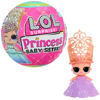 L.O.L Surprise! Princess Baby Sisters dolls – colour change princess dresses and accessories
