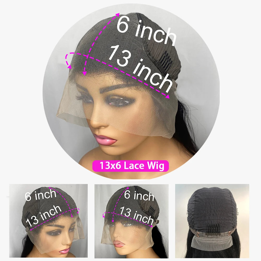 Transparent lace front wig for seamless scalp appearance