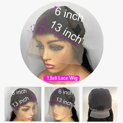 Transparent lace front wig for seamless scalp appearance