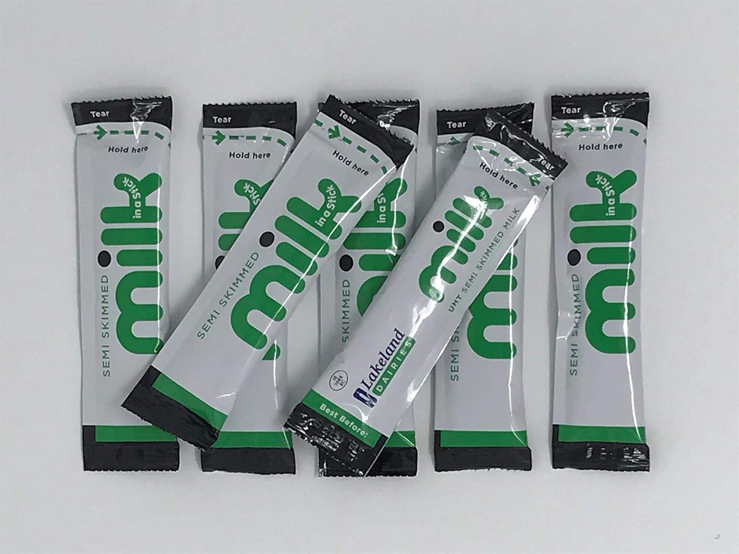Long shelf milk sachets used for tea and coffee