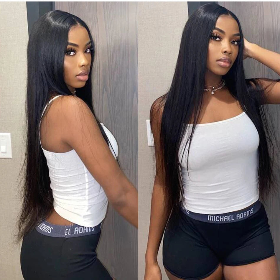 Natural looking Malaysian human hair lace front wig