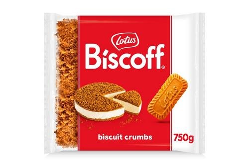 Lotus Biscoff Biscuit Crumbs 8 x 750g bulk pack for baking and toppings