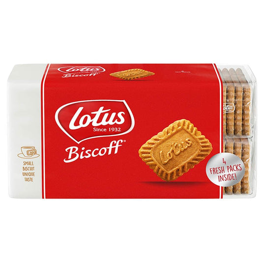Lotus Biscoff 350g crunchy caramelised biscuits for satisfying snack moments