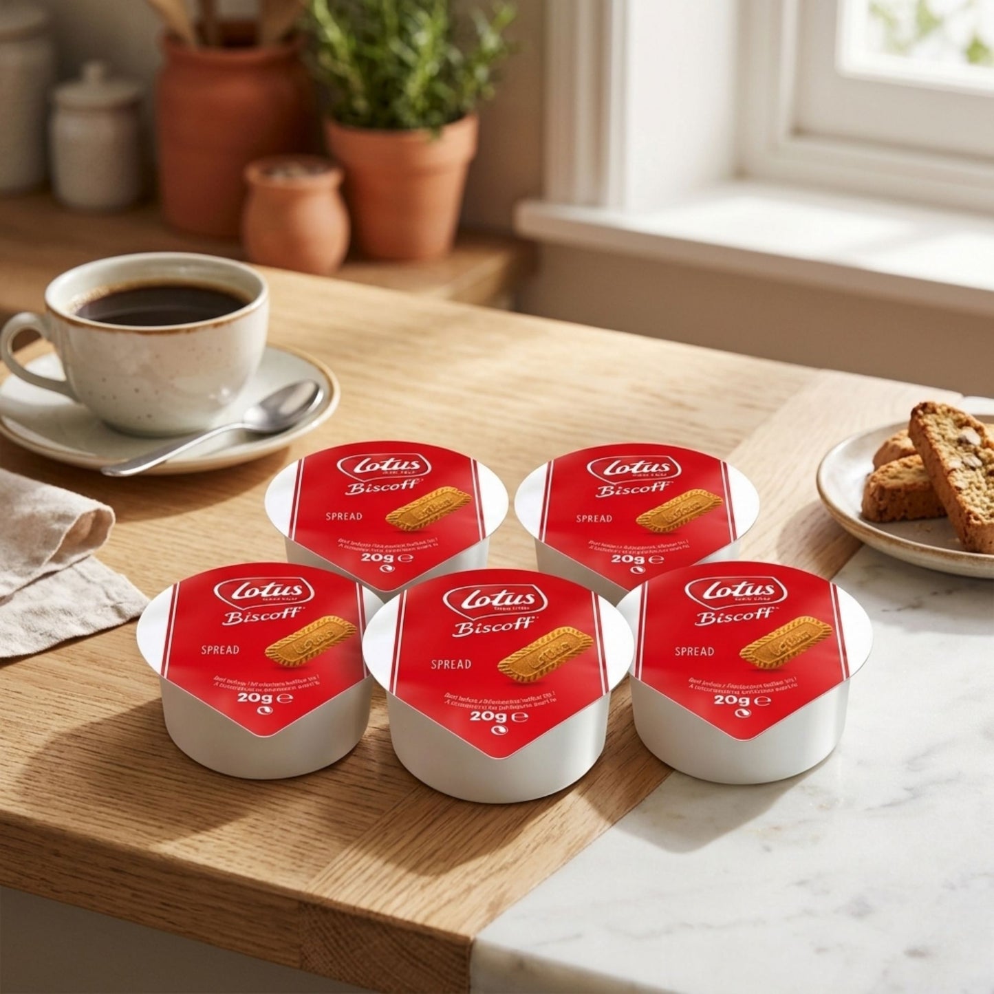 Serve Lotus Biscoff spread on toast, bagels, pancakes, or waffles