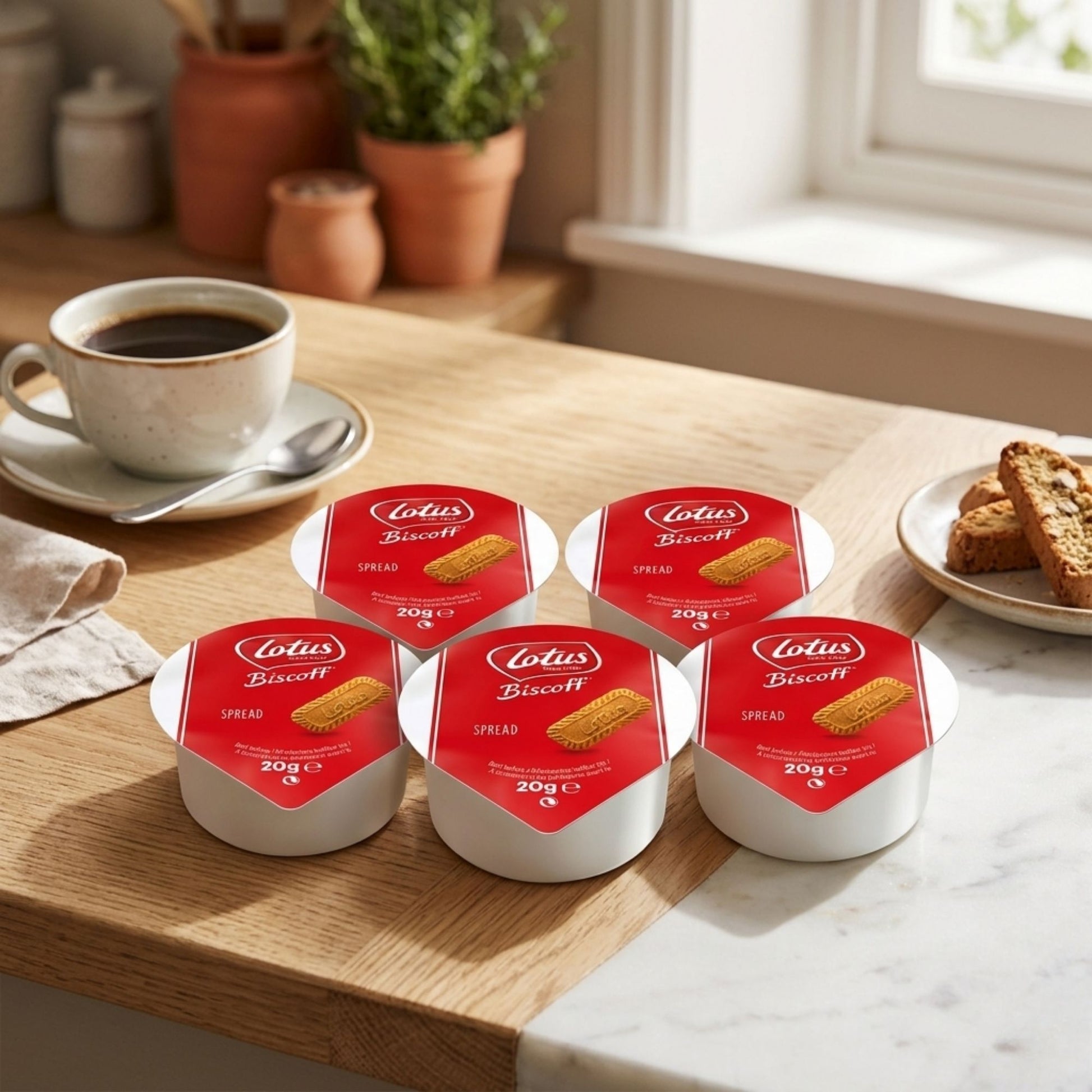 Serve Lotus Biscoff spread on toast, bagels, pancakes, or waffles