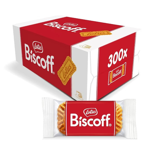 Bulk pack of 300 Lotus Biscoff Mini Caramelised Biscuits 6.25g
