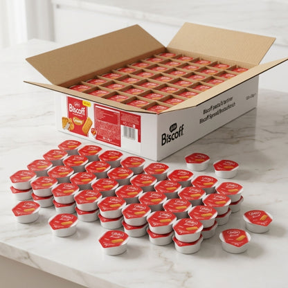 Smooth caramel-flavoured Lotus Biscoff spread for breakfast