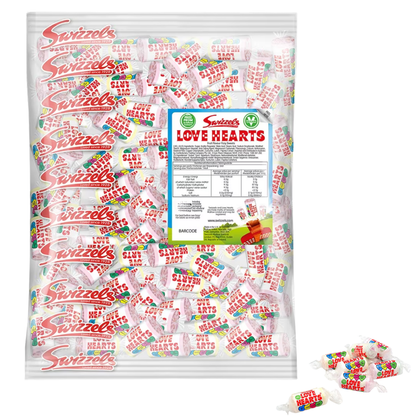 Classic Love Hearts fruit-flavoured mini rolls