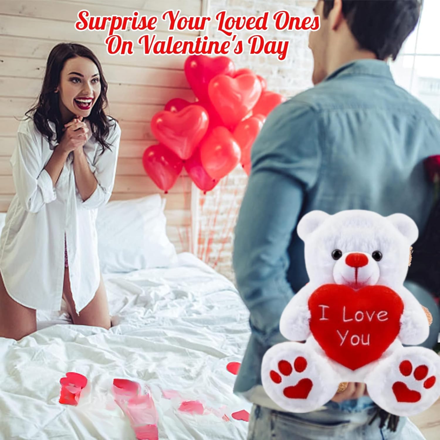 Love-themed gift hamper with Lidor chocolate box