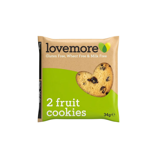 Lovemore fruit twinpack cookies gluten free