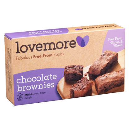 Lovemore Gluten Free Chocolate Brownies 5 Pack