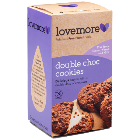 Lovemore Gluten Free Double Chocolate Chip Cookies