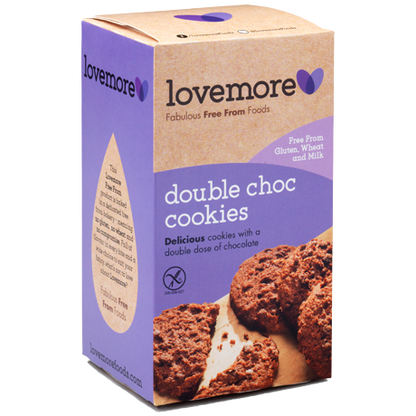Lovemore Gluten Free Double Chocolate Chip Cookies