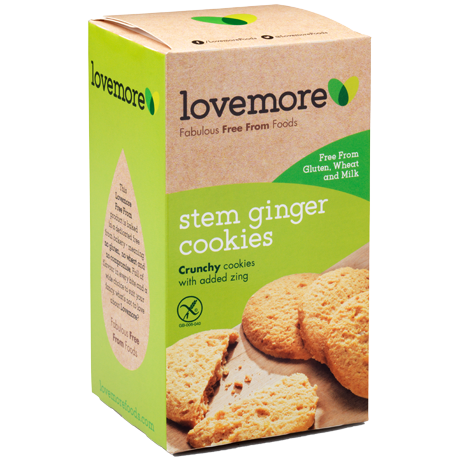 Lovemore Gluten Free Stem Ginger Cookies