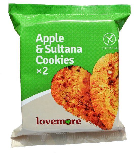 Lovemore Gluten Free Twinpack Fruit Cookies 2 Pack
