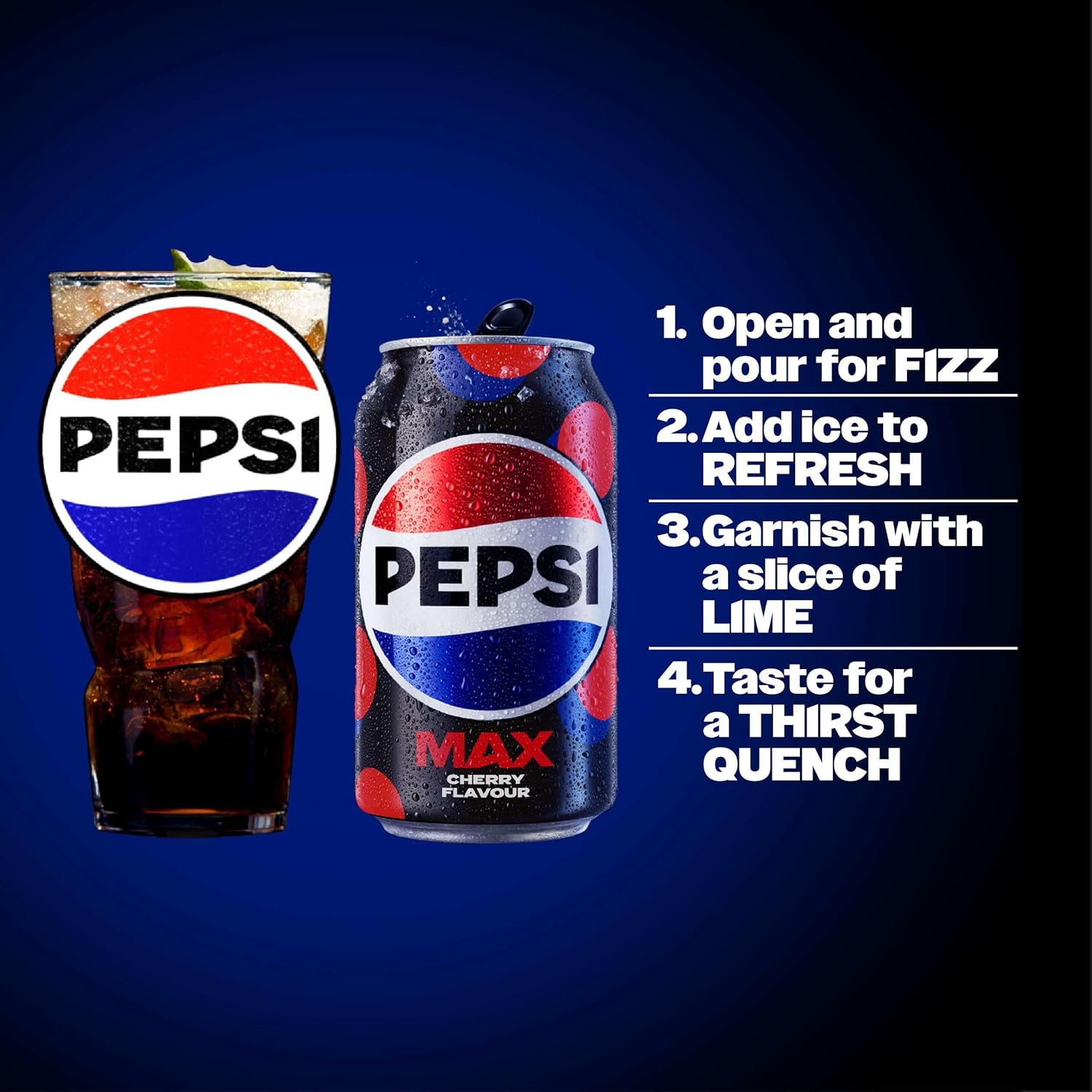 Bulk pack of low-calorie cherry-flavored cola, perfect for parties, lunches, or daily sipping