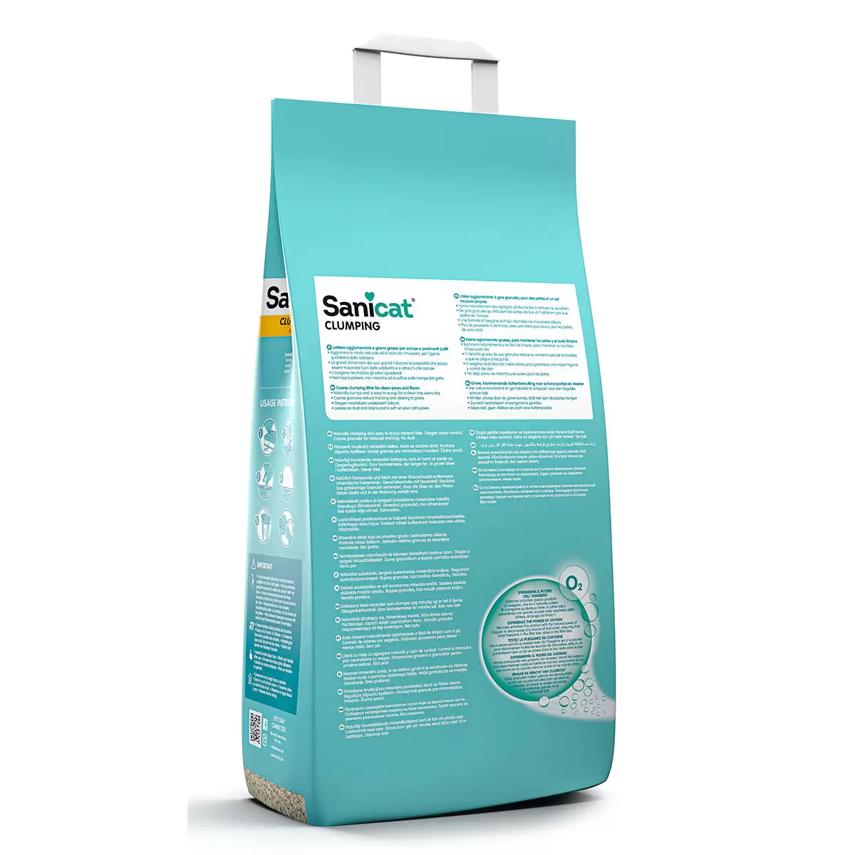 Easy scoop clumping litter for indoor cats